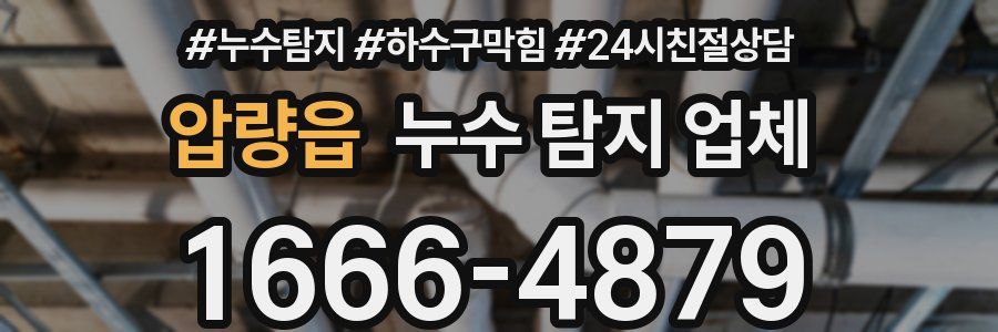 압량읍 누수 탐지 업체