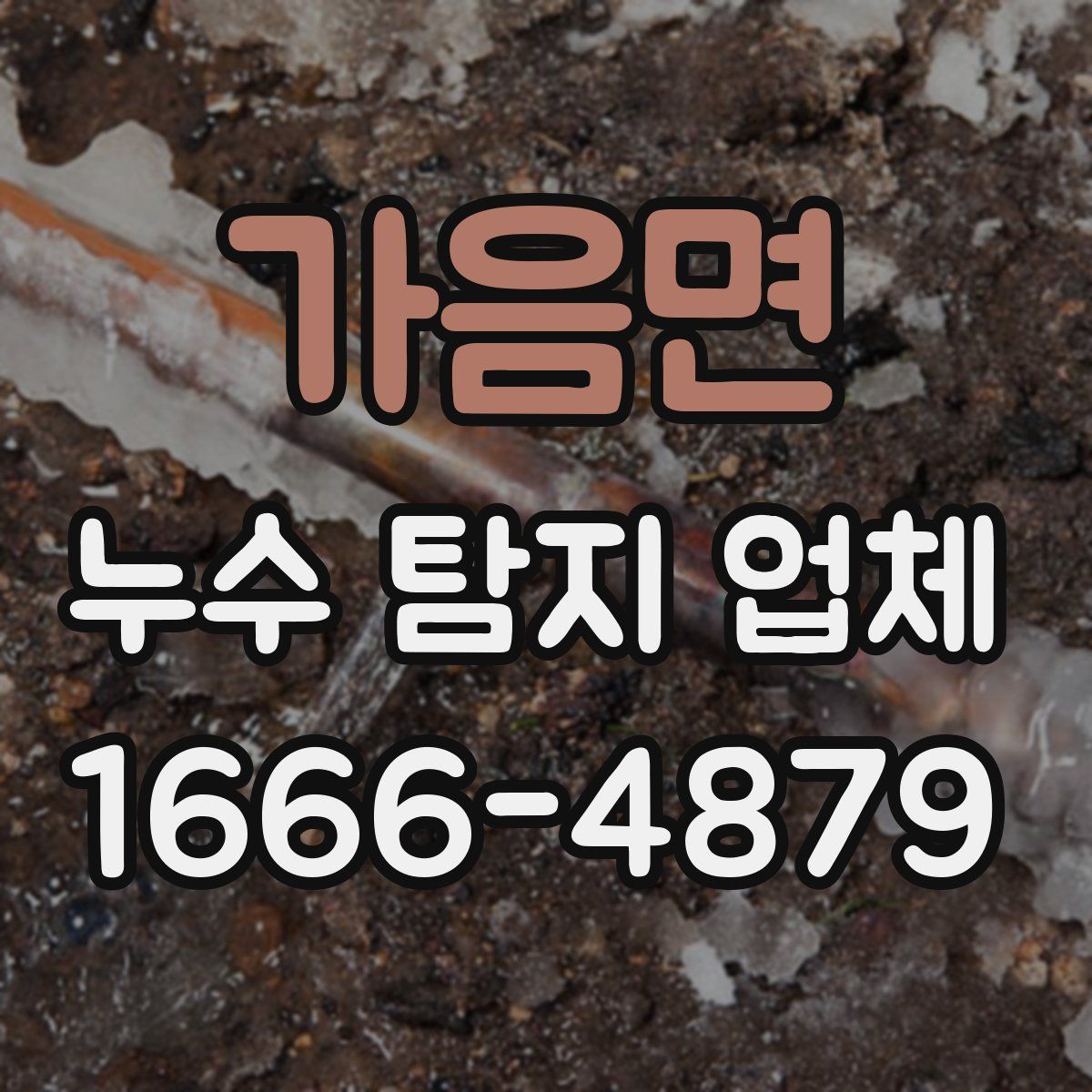 가음면 누수 탐지 업체
