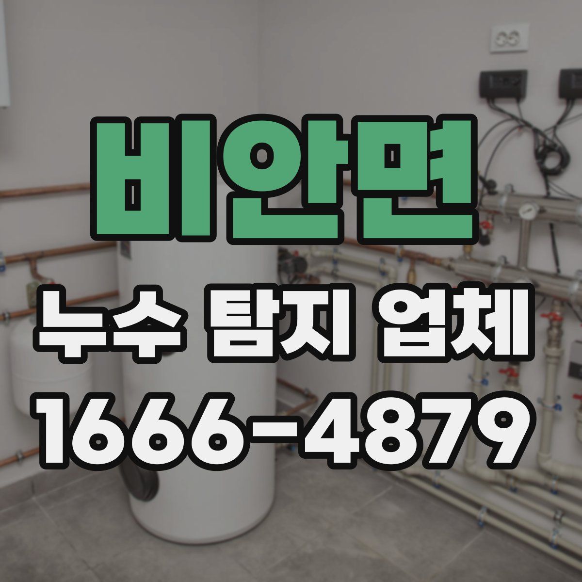 비안면 누수 탐지 업체
