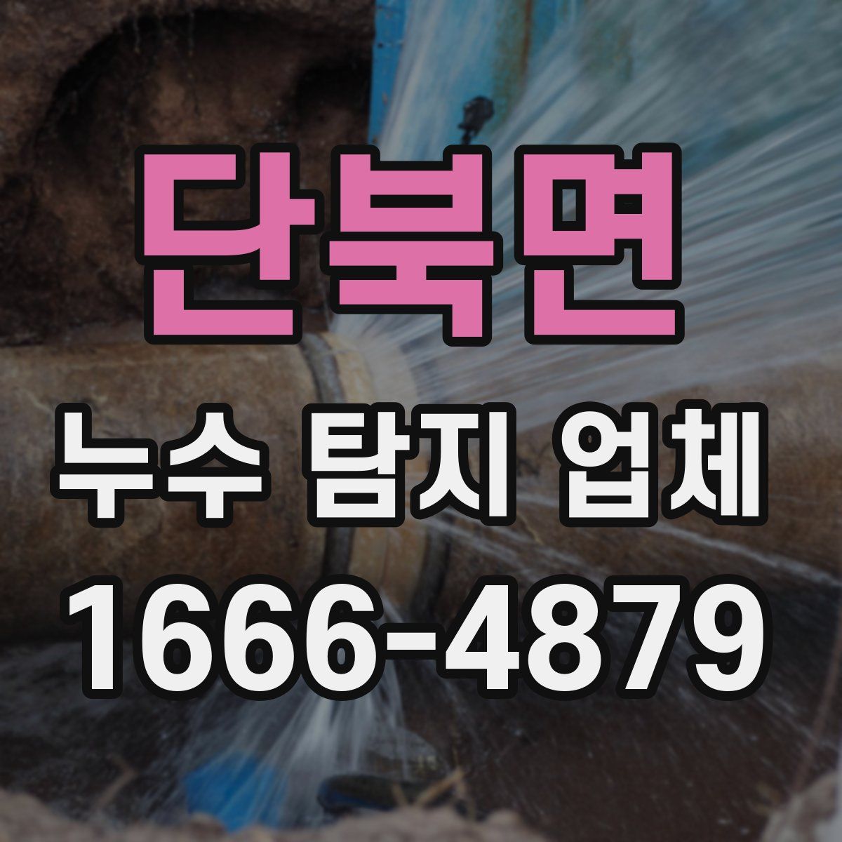 단북면 누수 탐지 업체