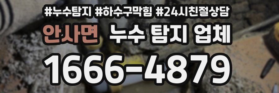 안사면 누수 탐지 업체