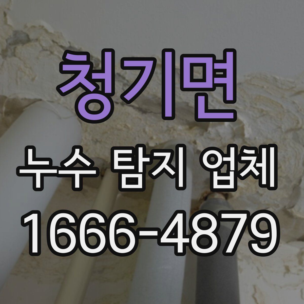 청기면 누수 탐지 업체