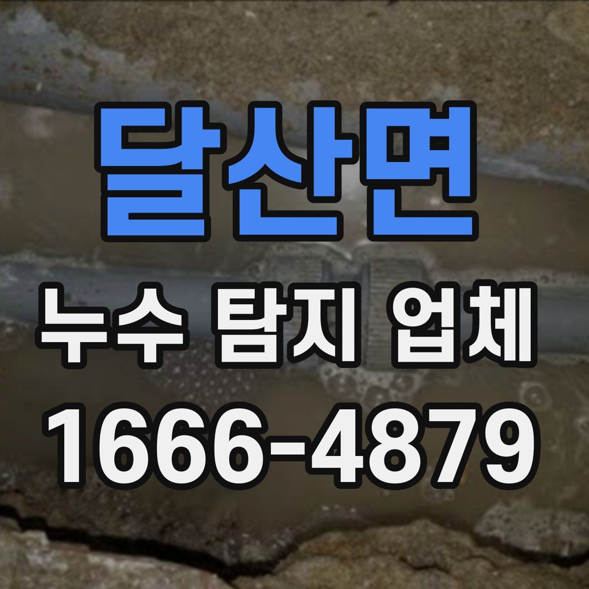 달산면 누수 탐지 업체