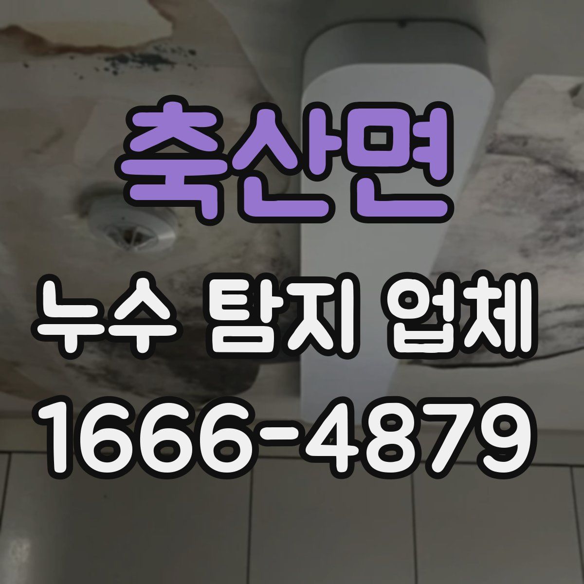 축산면 누수 탐지 업체