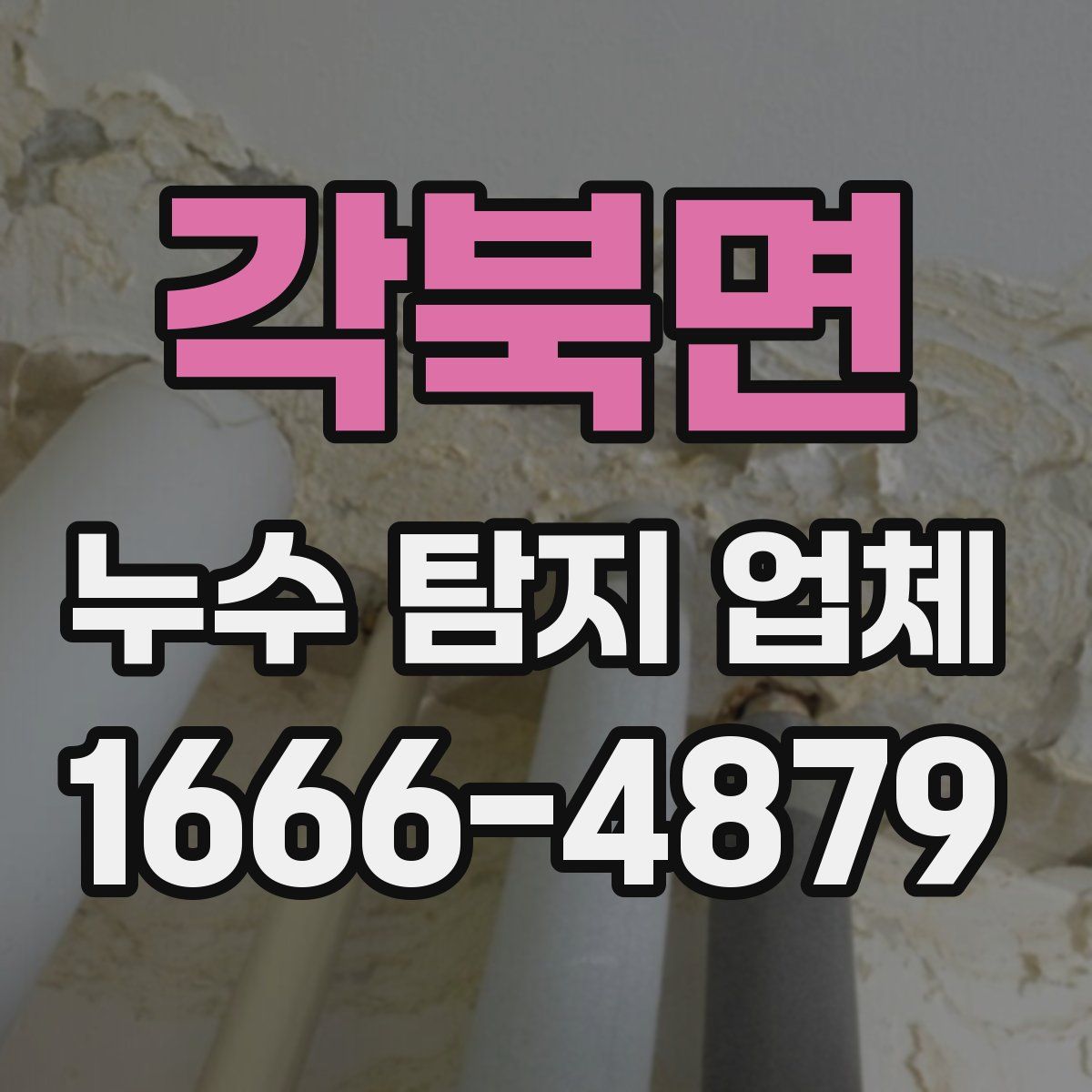 각북면 누수 탐지 업체