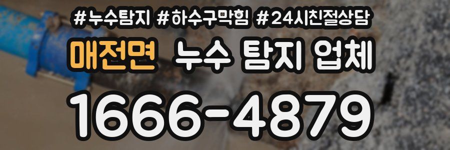 매전면 누수 탐지 업체