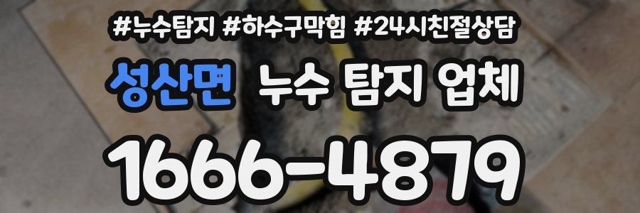 성산면 누수 탐지 업체