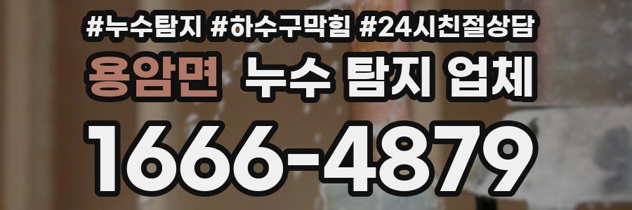 용암면 누수 탐지 업체