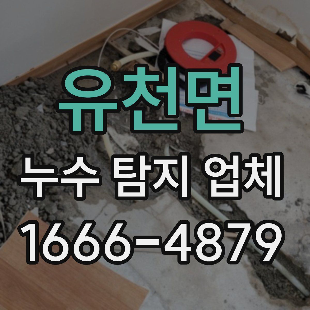유천면 누수 탐지 업체
