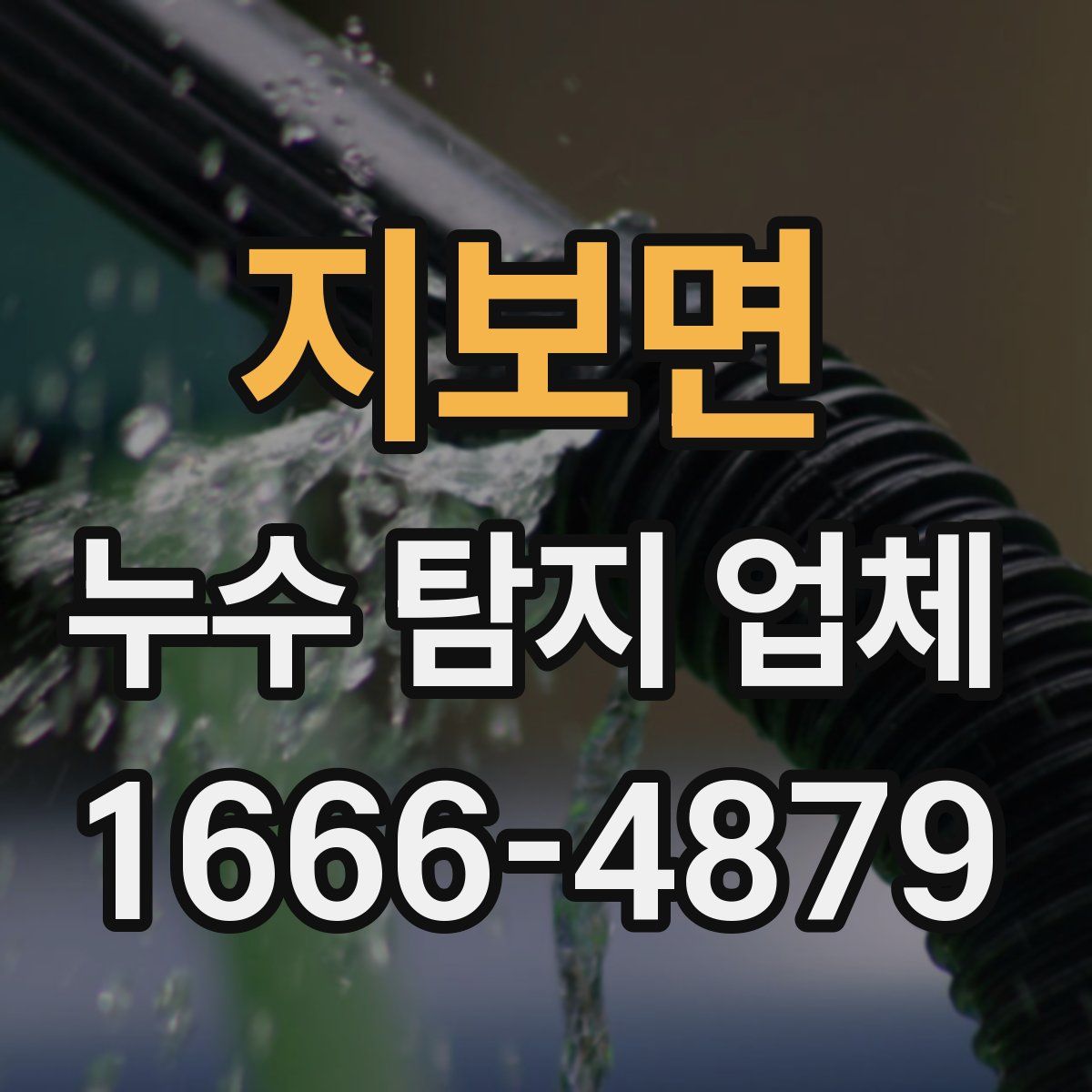지보면 누수 탐지 업체