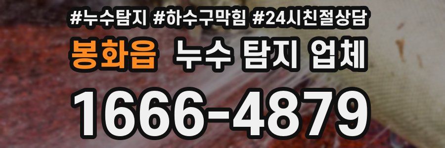 봉화읍 누수 탐지 업체