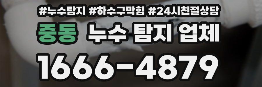 중동 누수 탐지 업체