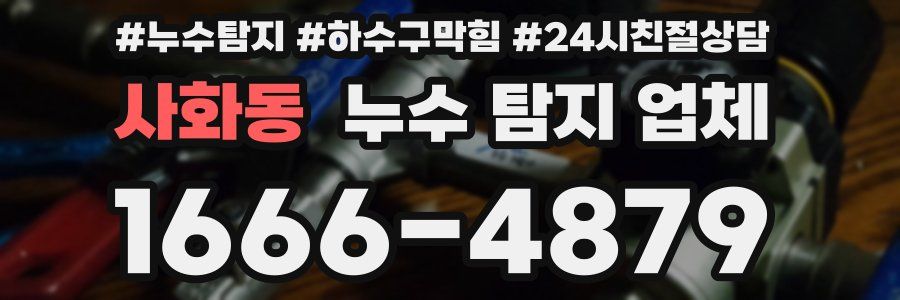 사화동 누수 탐지 업체