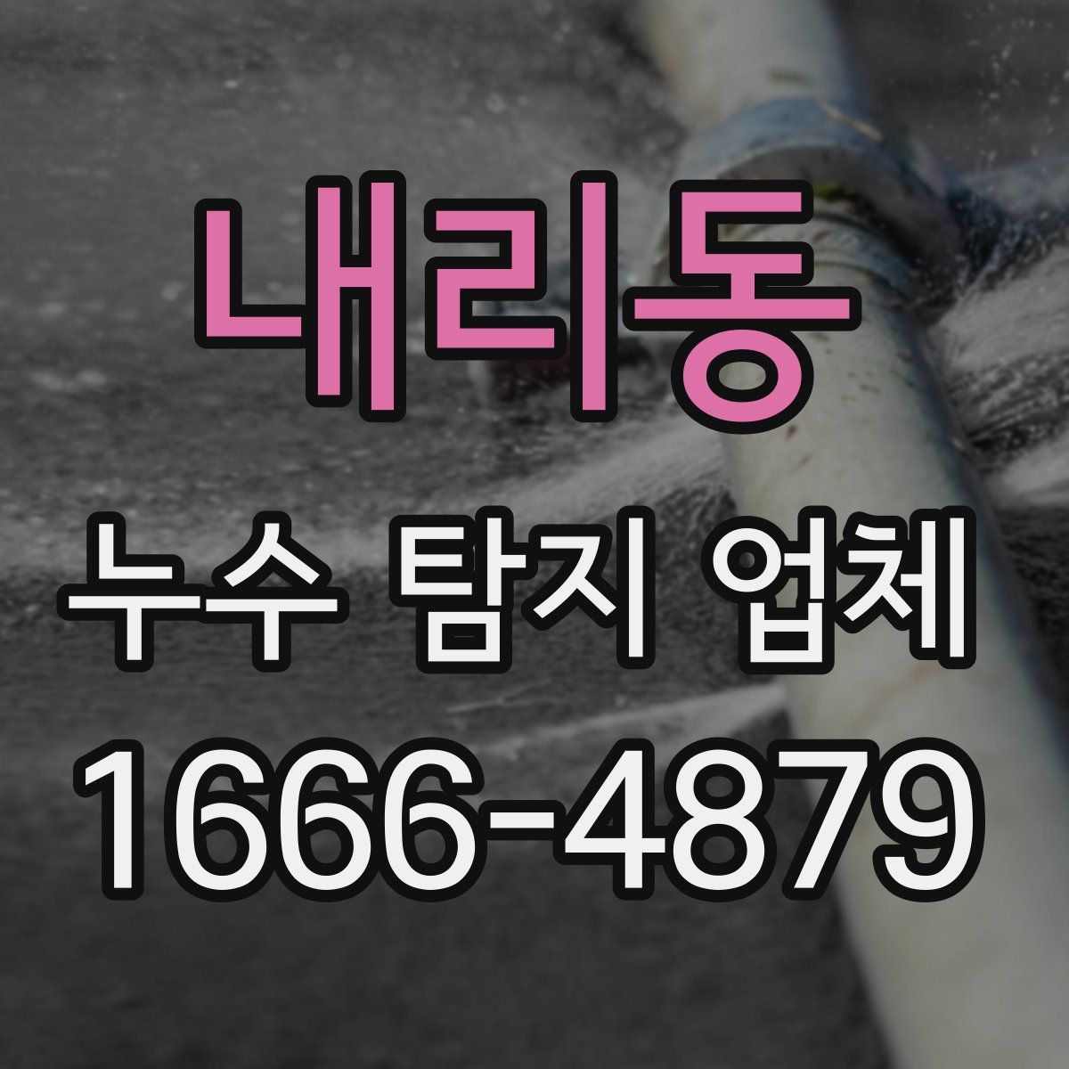 내리동 누수 탐지 업체