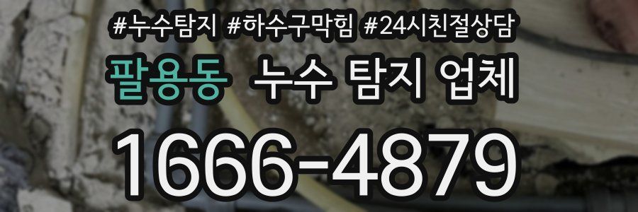 팔용동 누수 탐지 업체