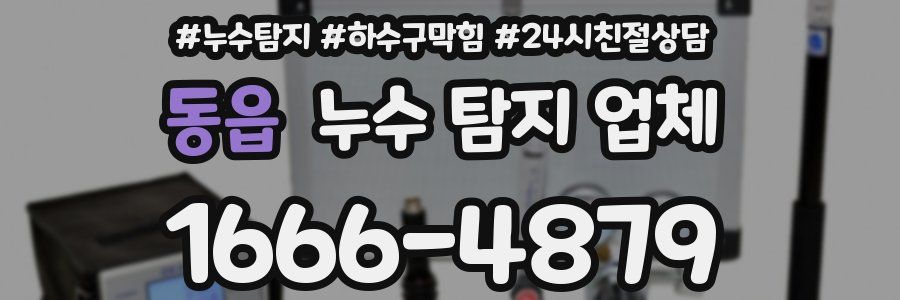 동읍 누수 탐지 업체