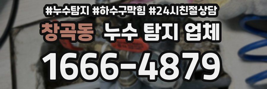 창곡동 누수 탐지 업체