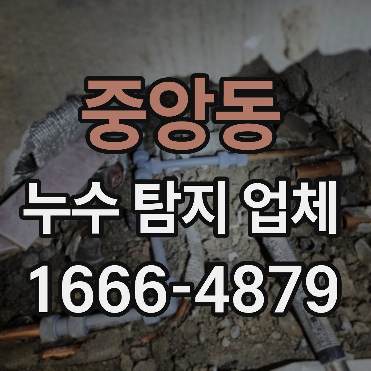 중앙동 누수 탐지 업체