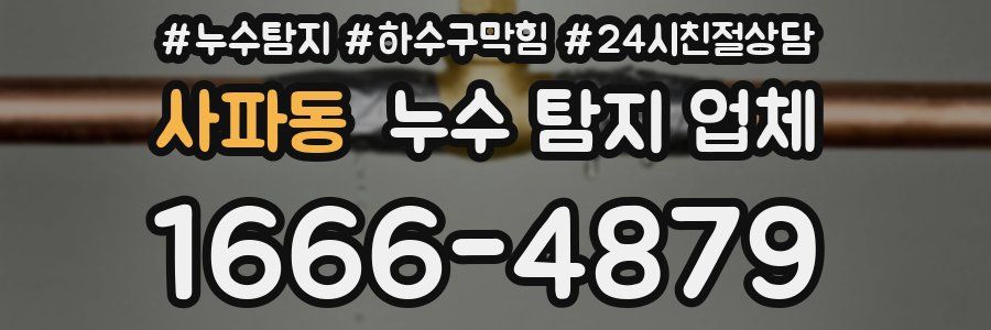 사파동 누수 탐지 업체