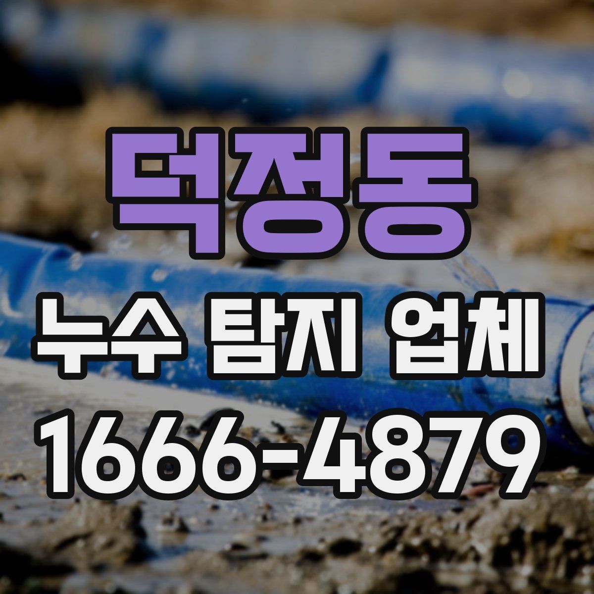 덕정동 누수 탐지 업체
