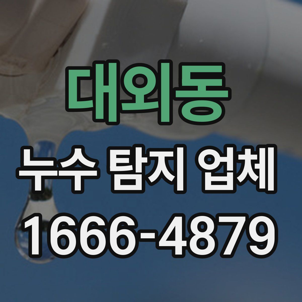 대외동 누수 탐지 업체