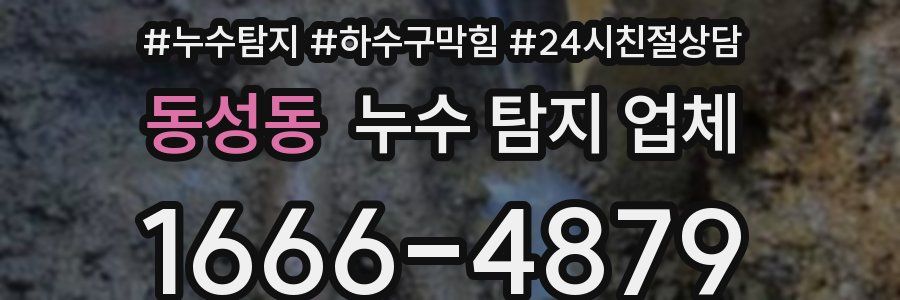 동성동 누수 탐지 업체