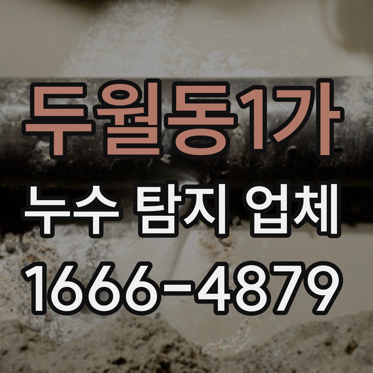 두월동1가 누수 탐지 업체