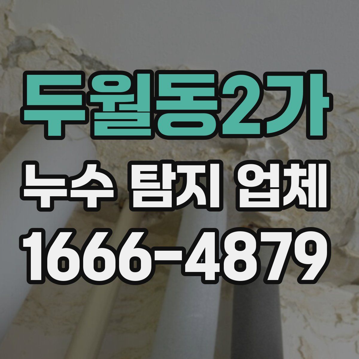 두월동2가 누수 탐지 업체