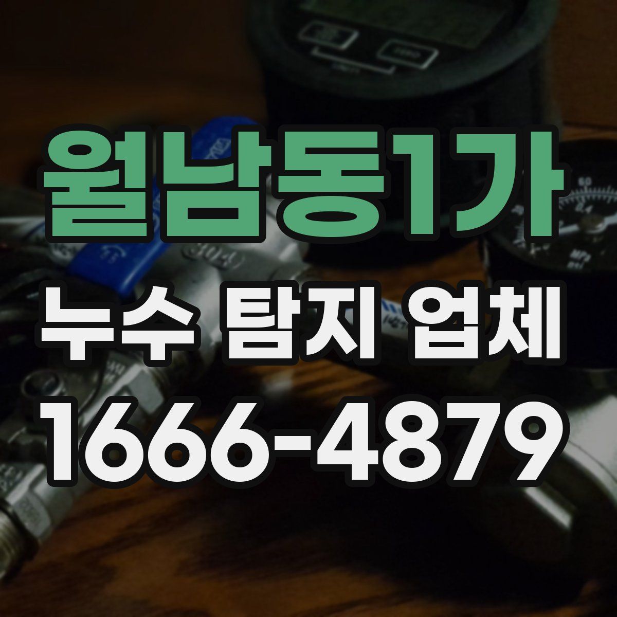 월남동1가 누수 탐지 업체