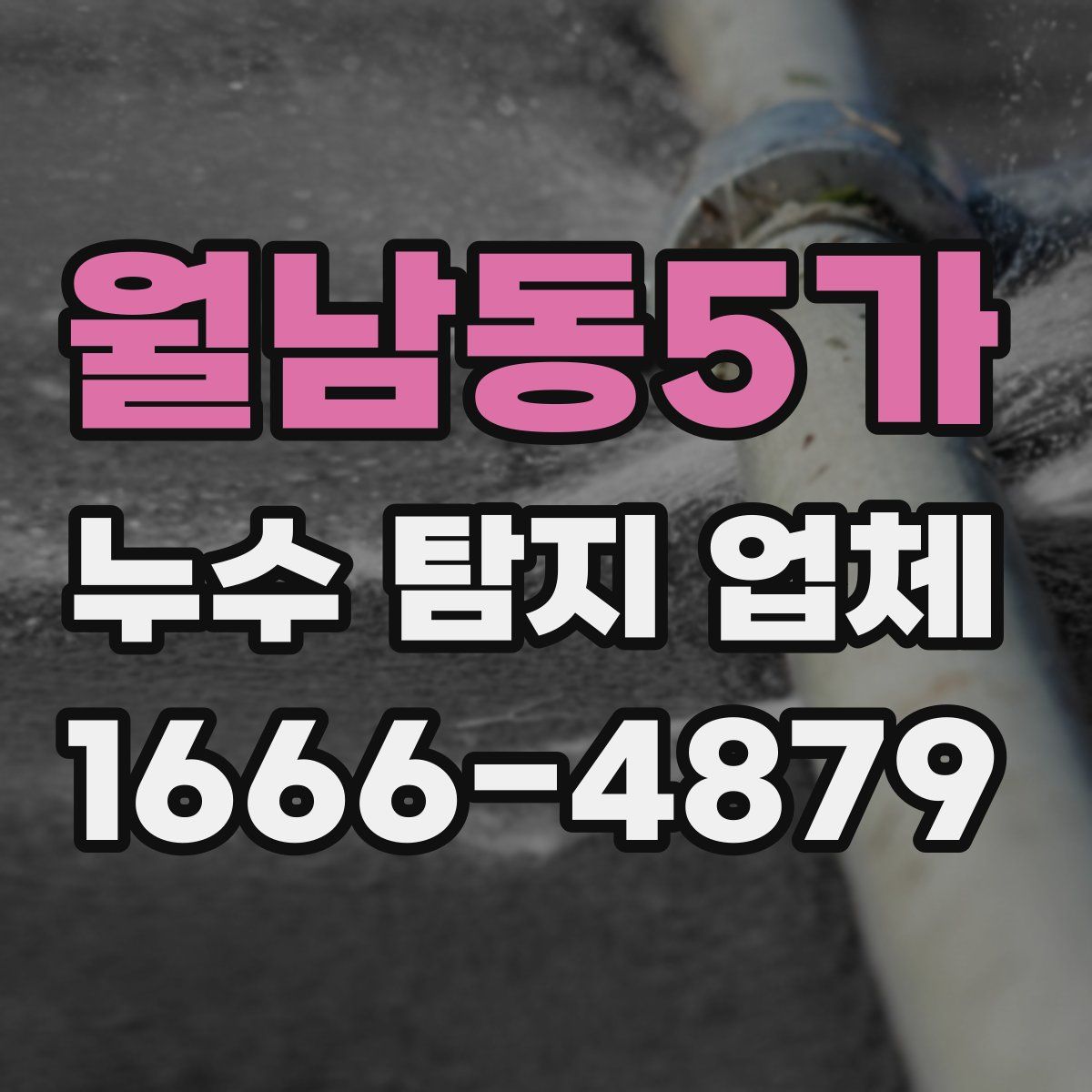 월남동5가 누수 탐지 업체