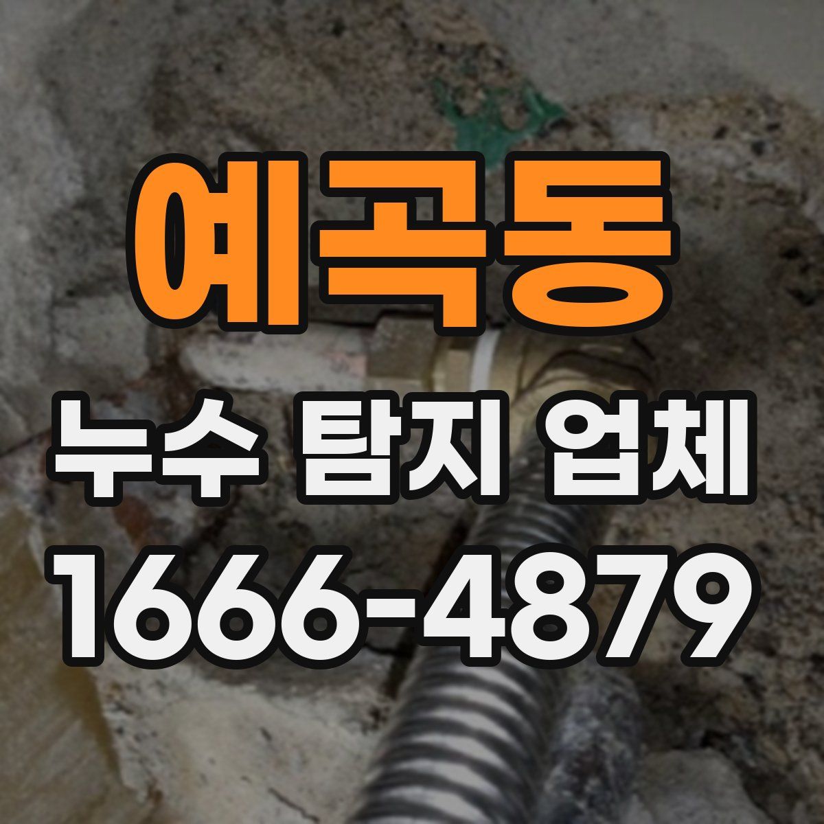 예곡동 누수 탐지 업체