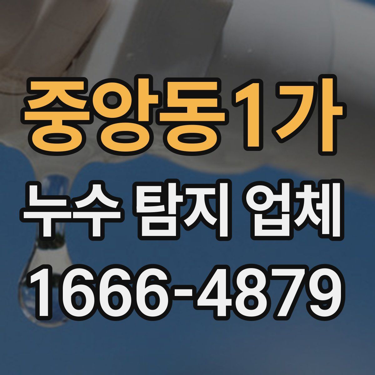 중앙동1가 누수 탐지 업체