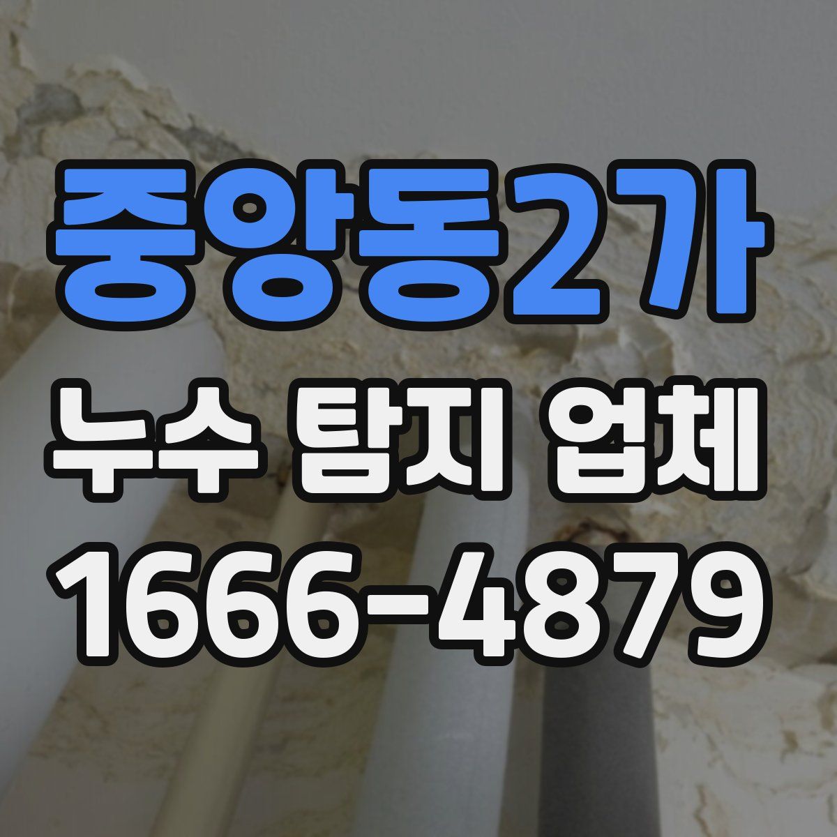 중앙동2가 누수 탐지 업체