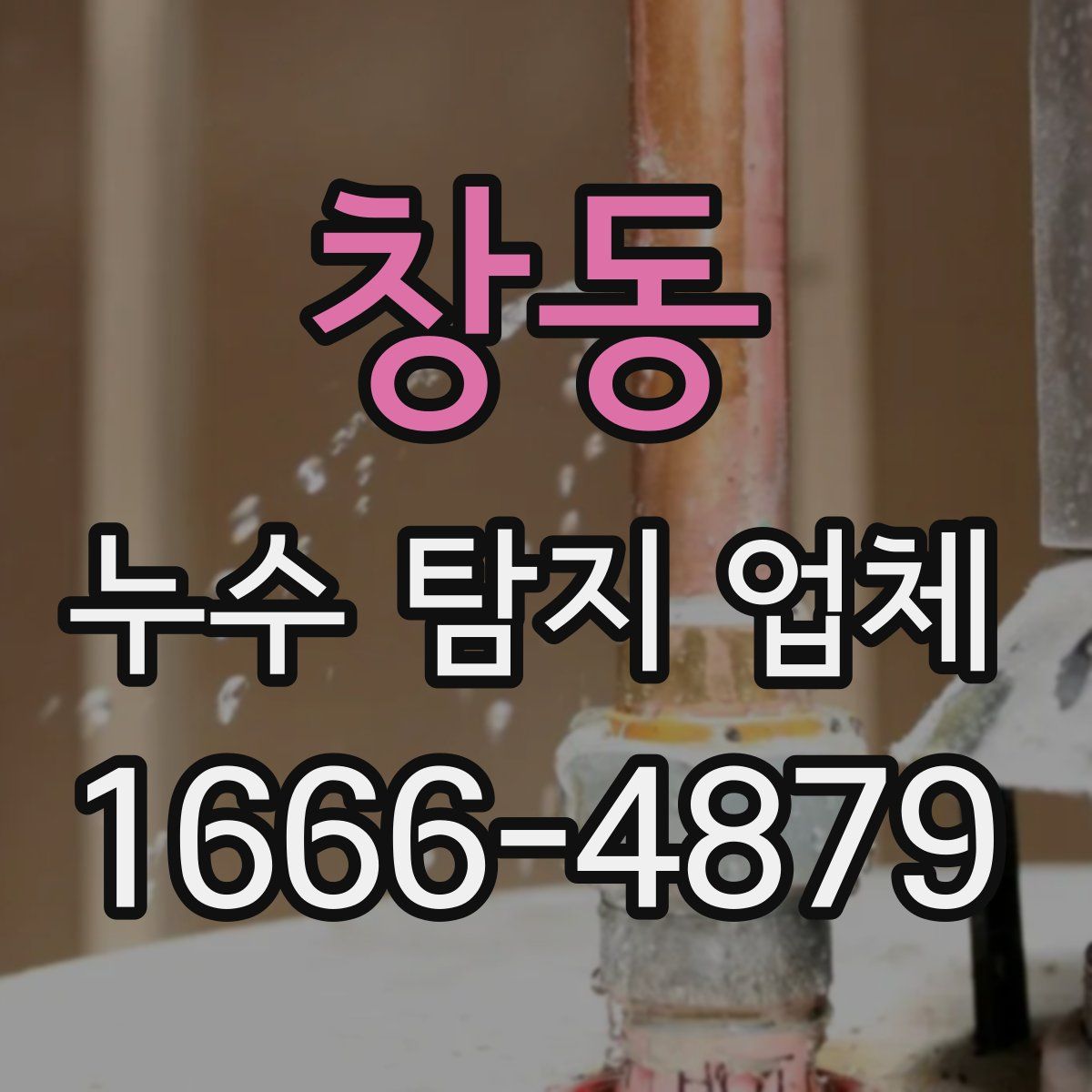 창동 누수 탐지 업체