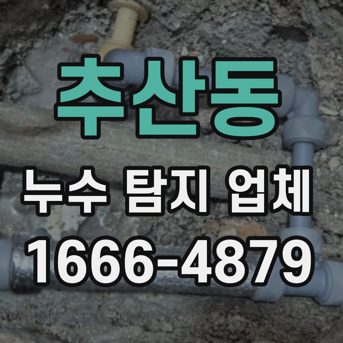 추산동 누수 탐지 업체