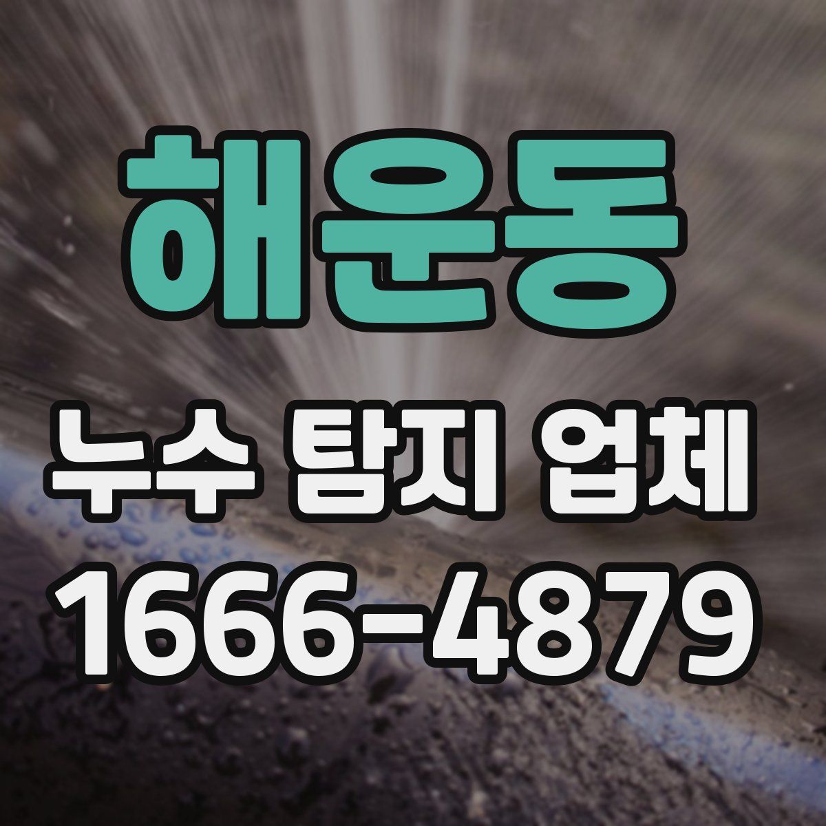 해운동 누수 탐지 업체