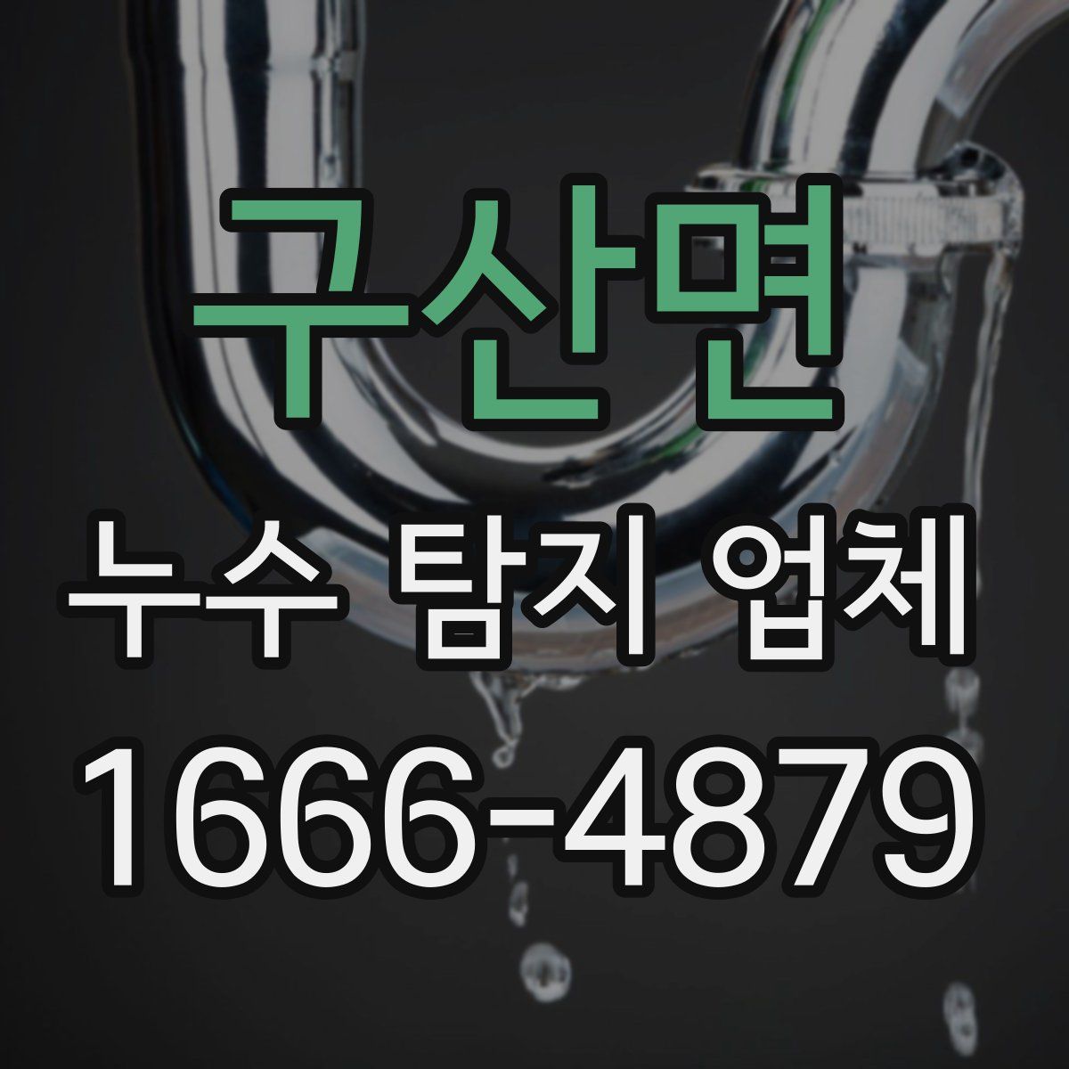구산면 누수 탐지 업체
