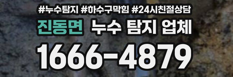 진동면 누수 탐지 업체