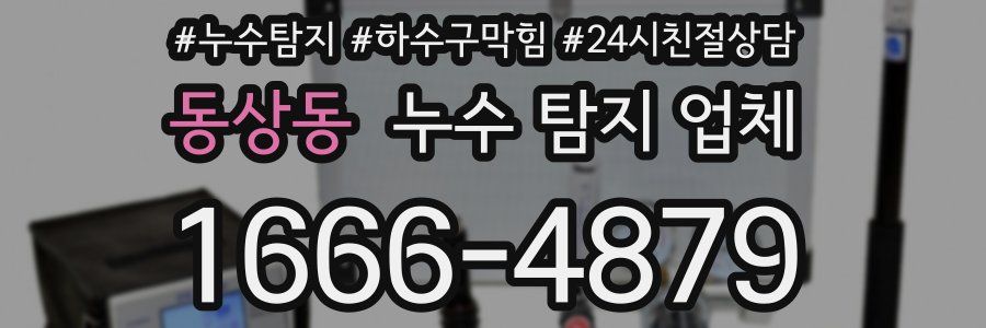 동상동 누수 탐지 업체