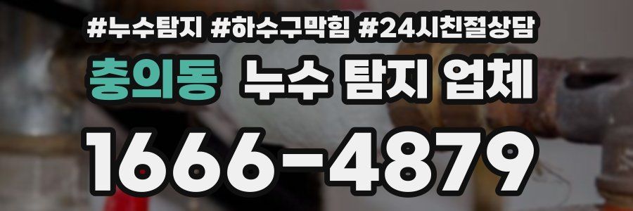 충의동 누수 탐지 업체