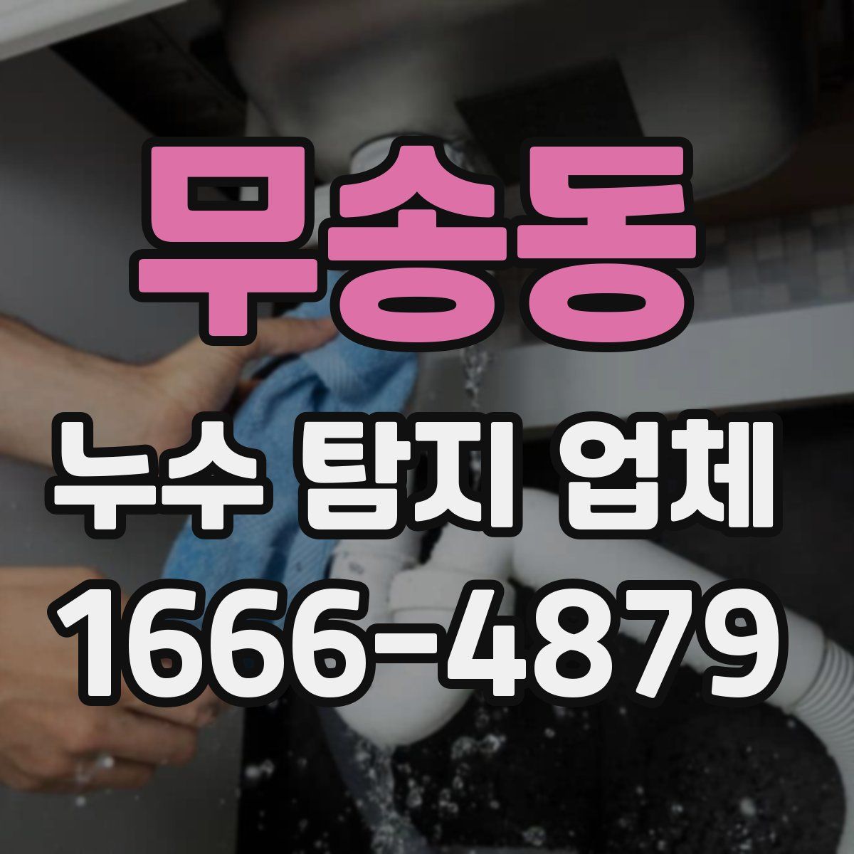 무송동 누수 탐지 업체