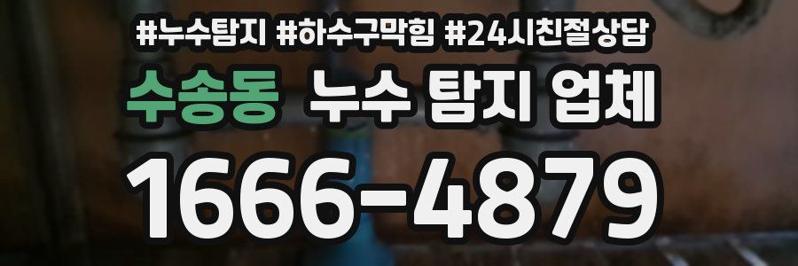 수송동 누수 탐지 업체