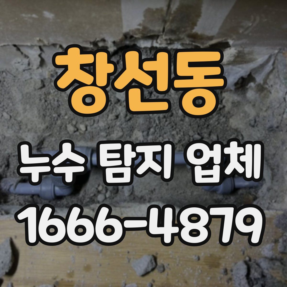 창선동 누수 탐지 업체