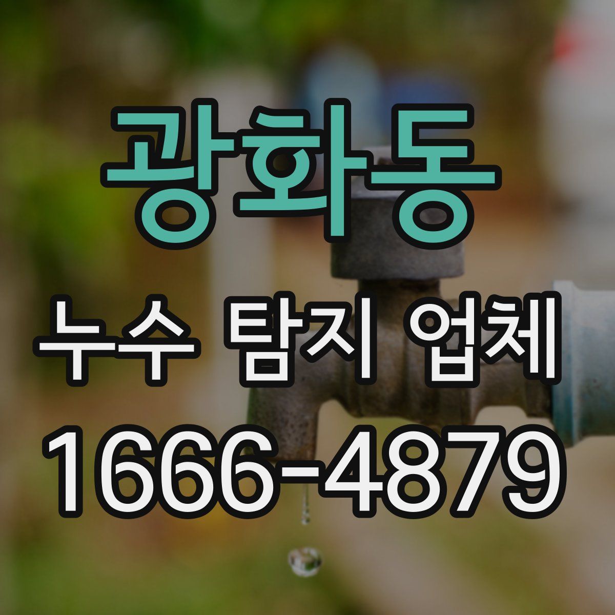 광화동 누수 탐지 업체