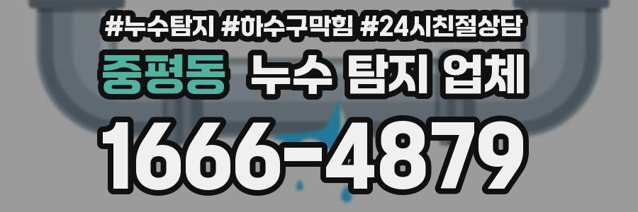 중평동 누수 탐지 업체