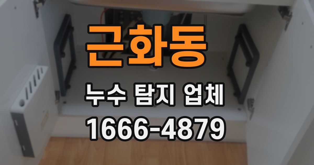 근화동 누수 탐지 업체