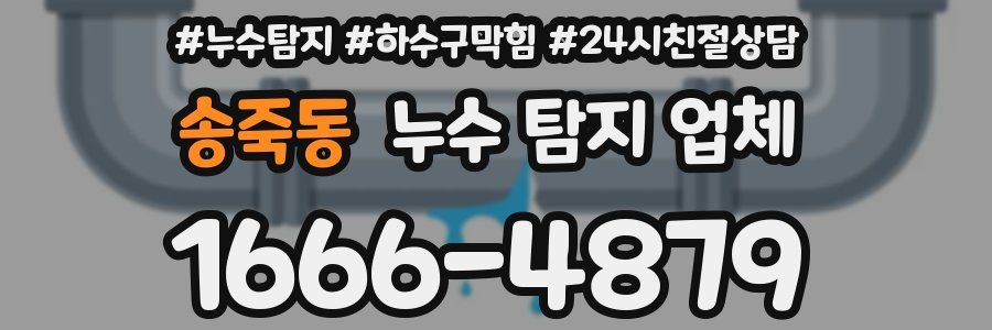송죽동 누수 탐지 업체