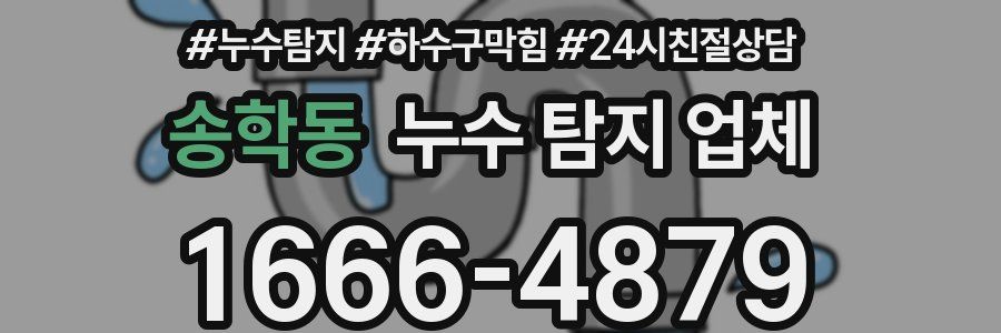 송학동 누수 탐지 업체