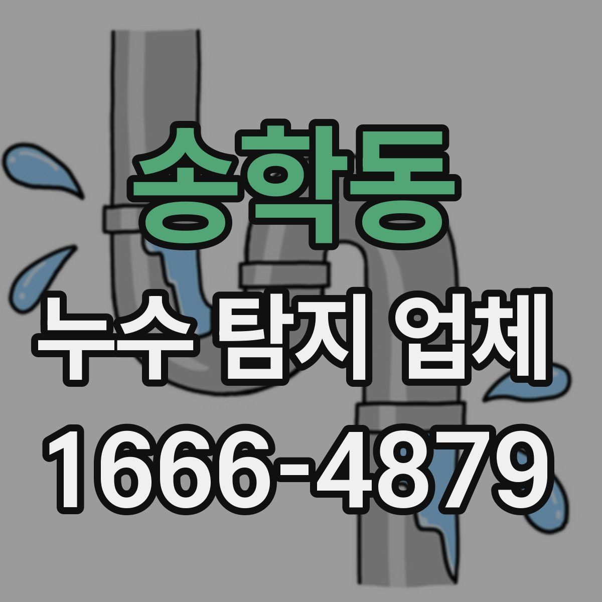 송학동 누수 탐지 업체