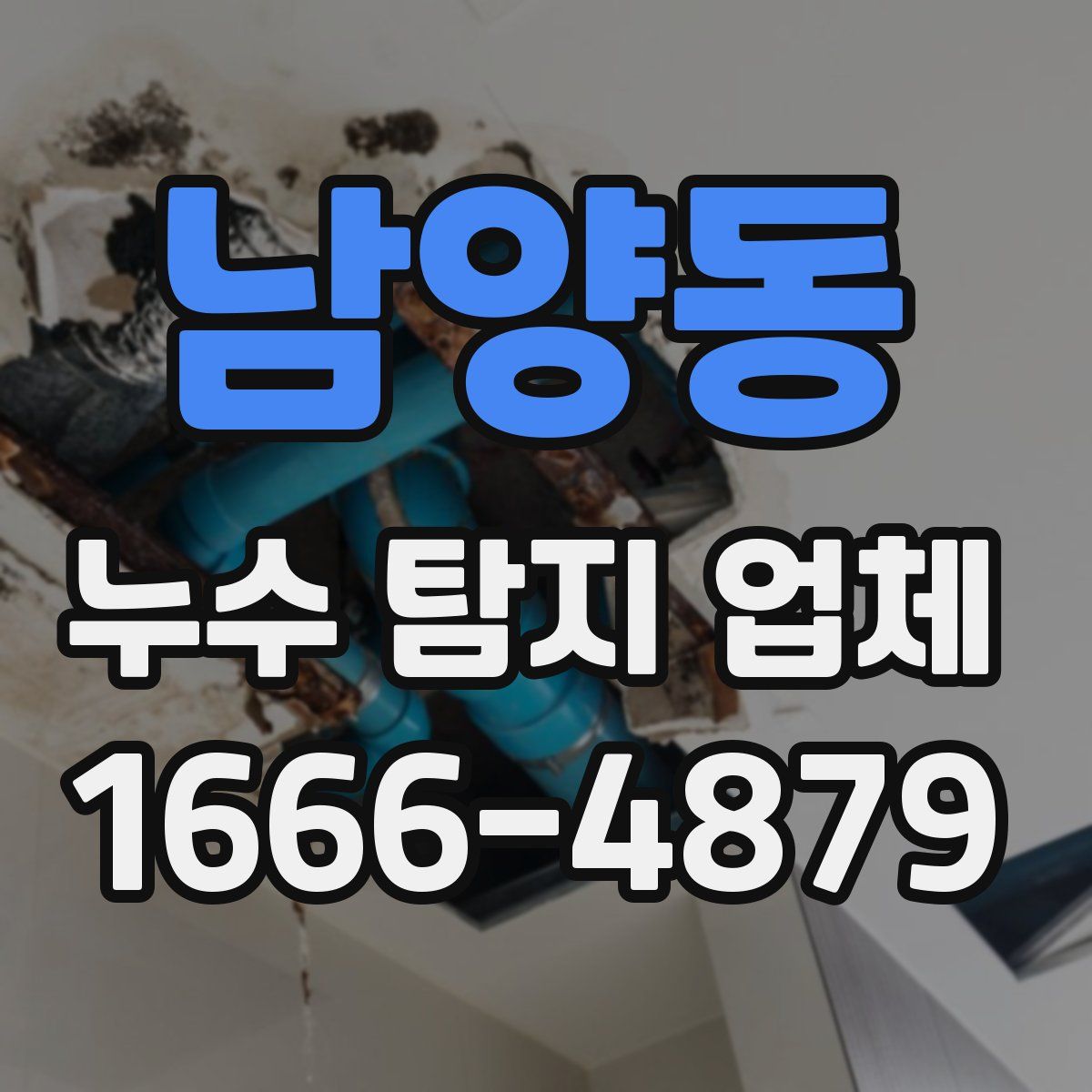 남양동 누수 탐지 업체